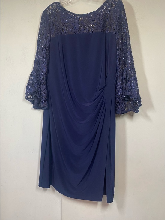 Ralph Lauren Dresses & Skirts - Navy Lace Yoke & Sleeve Dress